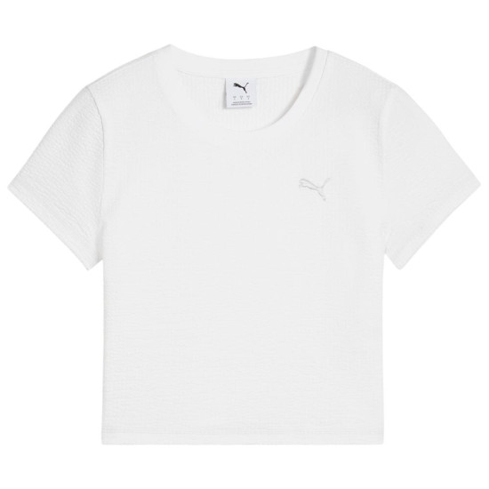 Puma Γυναικεία κοντομάνικη μπλούζα Dare To Textured Baby Tee